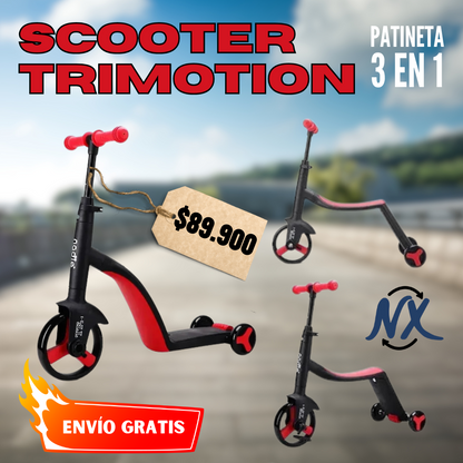 Scooter TriMotion I Patineta 3 En 1