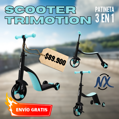 Scooter TriMotion I Patineta 3 En 1