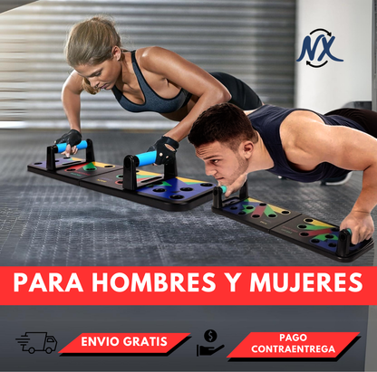 TABLA FLEXIONES 9 EN 1, GIMNASIO EN CASA